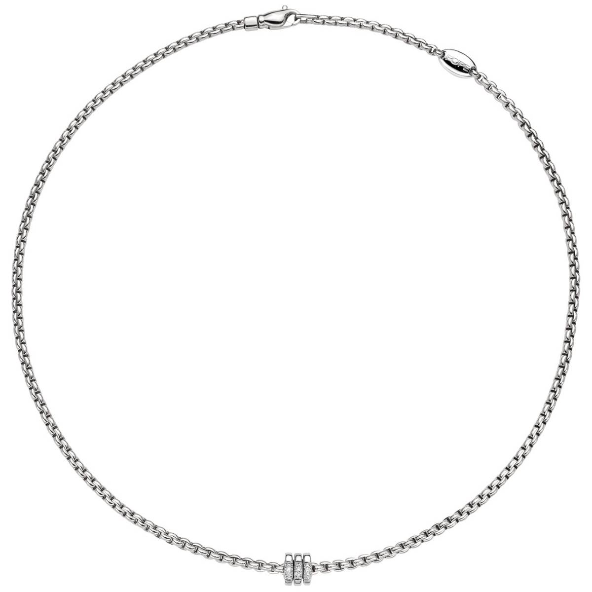 FOPE Collier EKA Tiny 0,16ct Weißgold – Bild 2