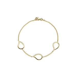 Gelbgold Armband mit Tropfen Elementen
