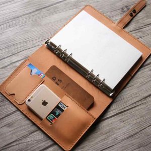 Personalized Vegan Leather Journal – Custom Engraved Gift