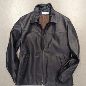 Jacke Herren "3/4 lang" Rindleder anilin