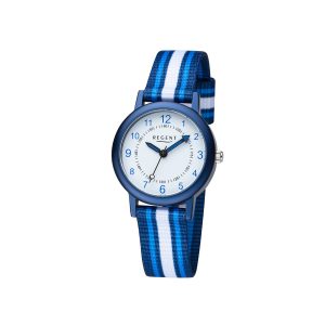 Kinderuhr Blau/Weiß (F1369)