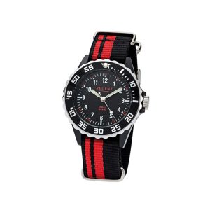 Kinderuhr Rot/Schwarz (F1124)